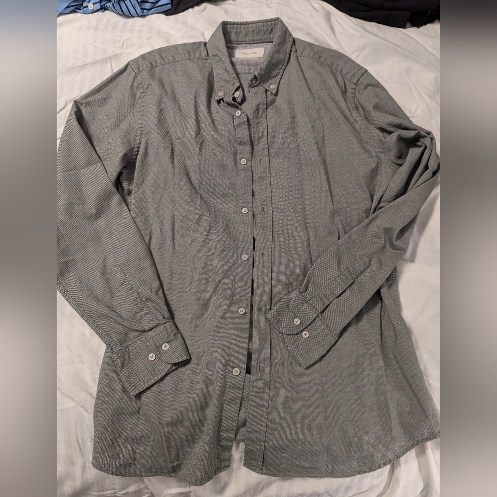 Massimo Dutti button-down shirt, men, size L Slim Fit